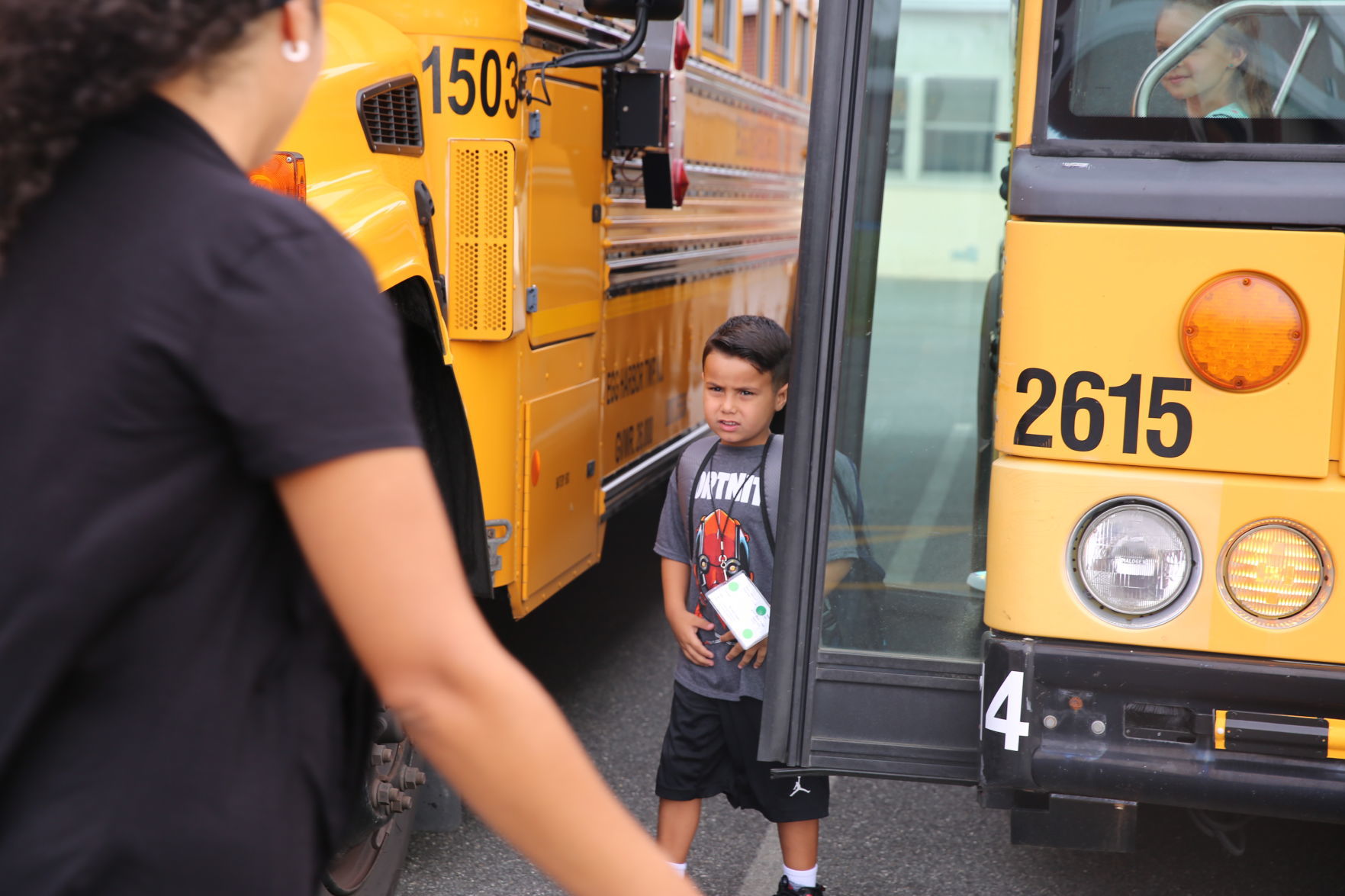 Egg Harbor Township students return for the first day of school Thursday, Sept. 5, 2019 at Slaybaugh Elementary School.